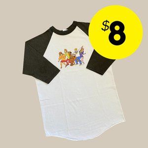 Vintage Youth Scooby-Doo 3/4 Sleeve Baseball Tee
